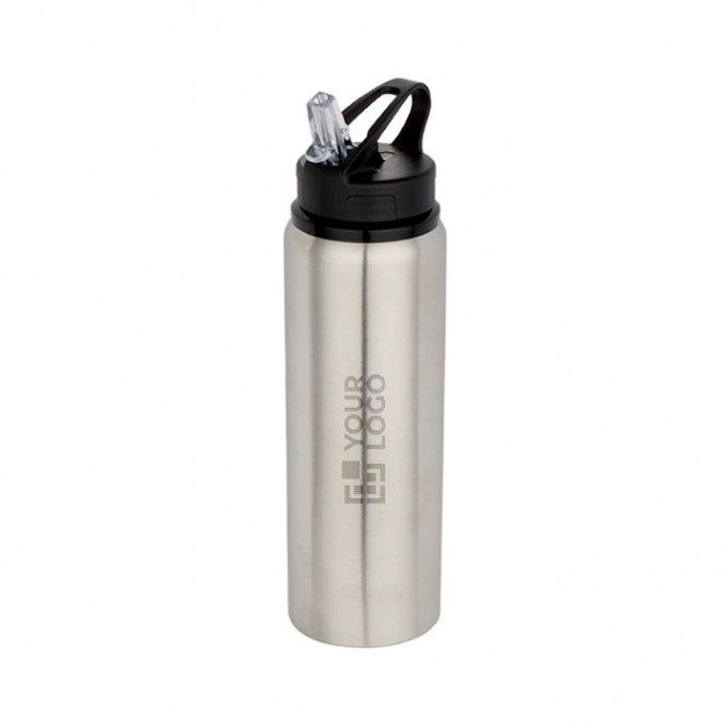 Botella de acero inoxidable reciclado de pared simple 800ml Botella de acero inoxidable reciclado de pared simple 800ml