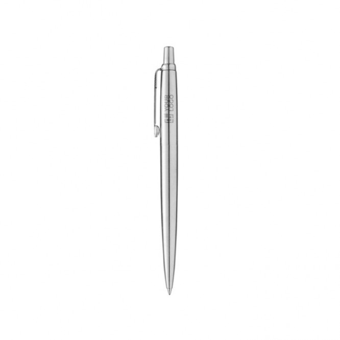 Bolígrafo de acero inoxidable Parker Jotter tinta negra vista principal