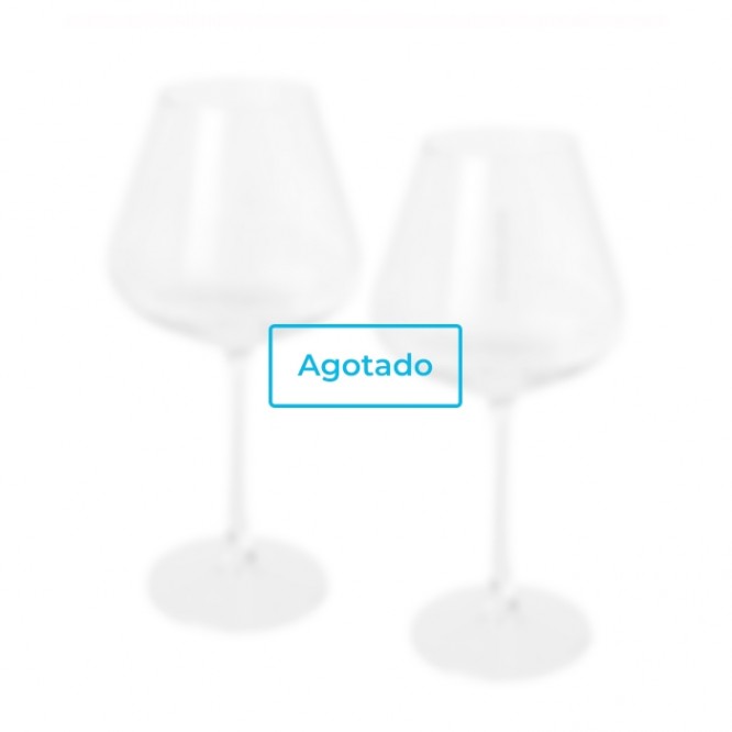 Set de dos copas de vino elegantes con base ancha 680ml vista principal - agotado