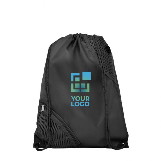 Mochilas saco con bolsillos de malla