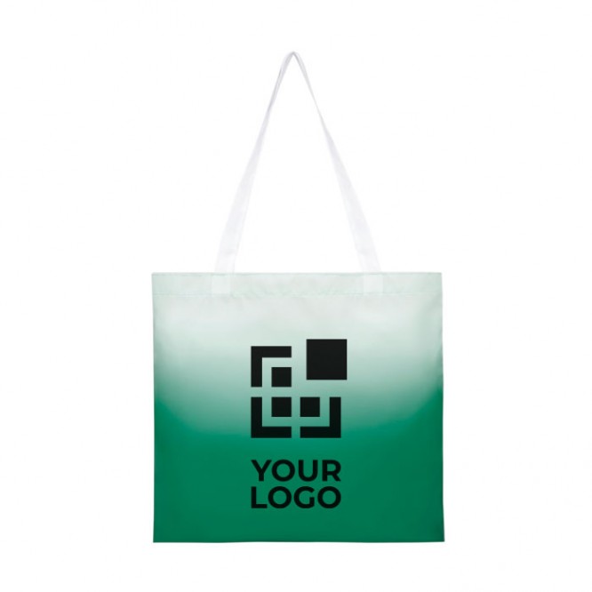 Bolsa reutilizable con degradado color verde
