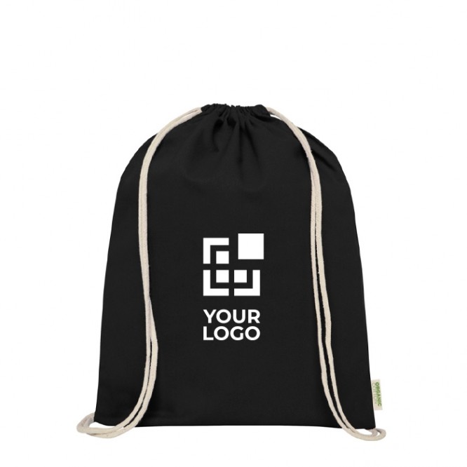 Mochila de algodón de orgánico 140 g/m2 vista principal