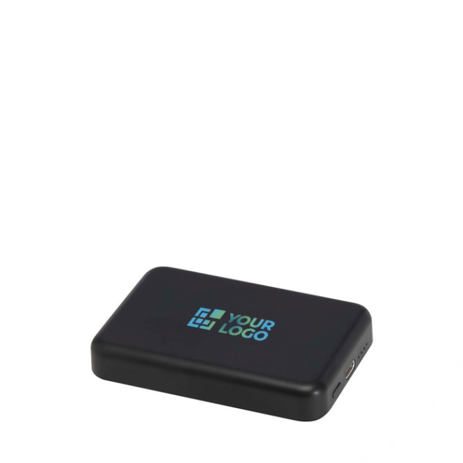 Batería externa inalámbrica magnética de plástico reciclado 5.000 mAh