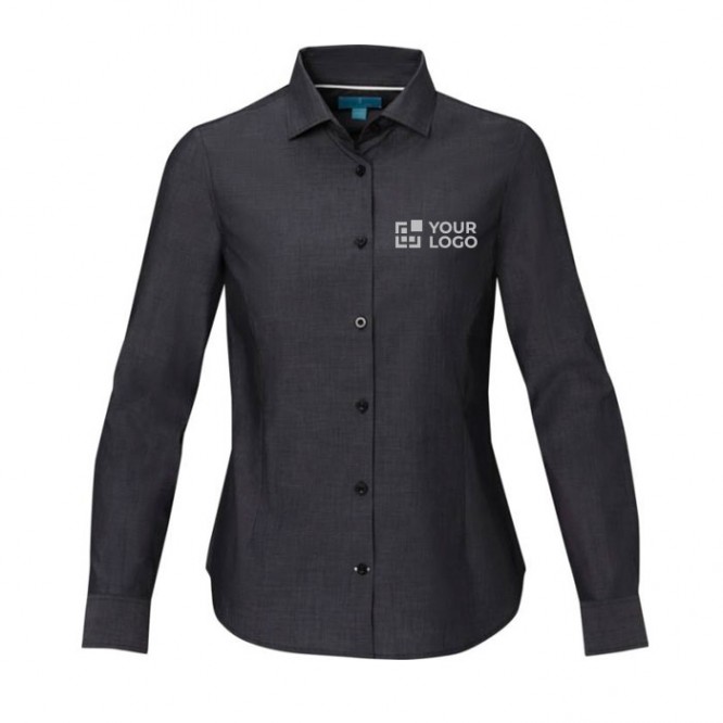 Camisa sostenible mujer 121 g/m2 color negro