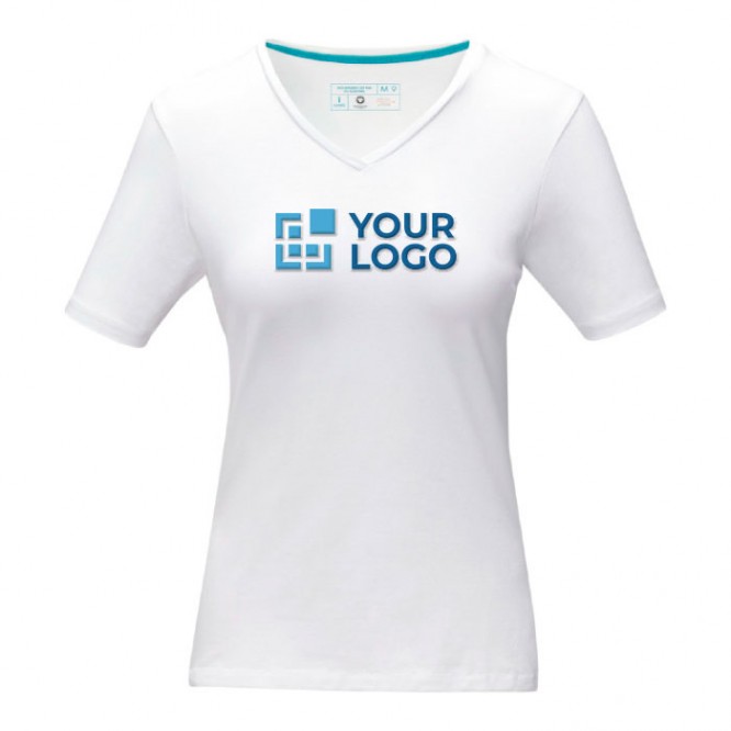 Camisetas de publicidad eco mujer color blanco