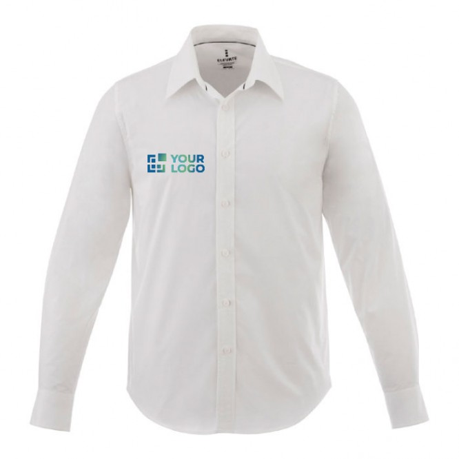 Camisas con logo color blanco