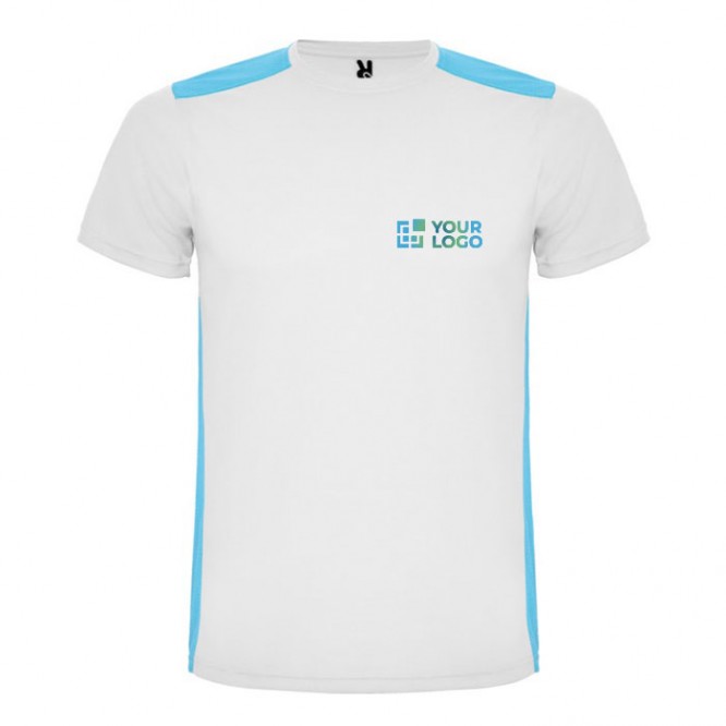 Camiseta deportiva unisex de poliéster en manga corta 130 g/m2 Roly 