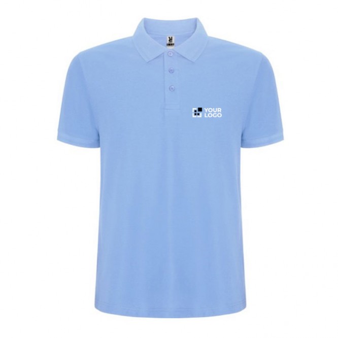 Polo de algodón y poliéster en piqué para hombre 190 g/m2 Roly