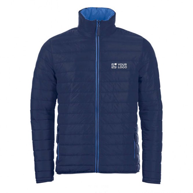 Chaqueta acolchada personalizada 180 g/m2 color azul oscuro