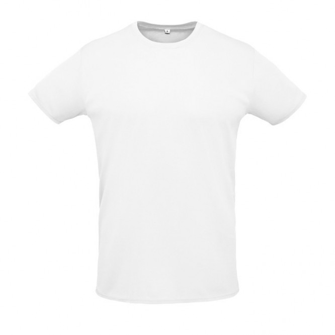 Camiseta técnica unisex 130 g/m2 color blanco