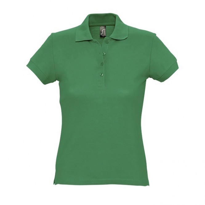 Polo para mujer en algodón 170 g/m2 color verde