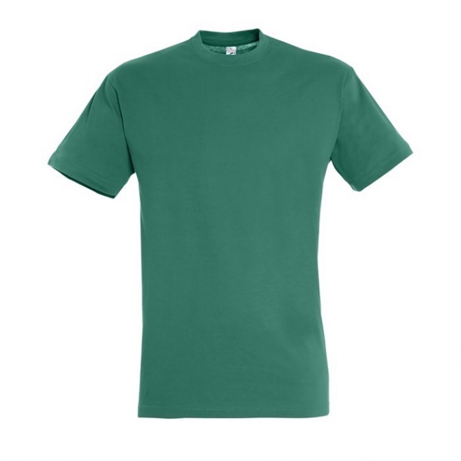 Camisetas promocionales 150 g/m2 color verde esmeralda