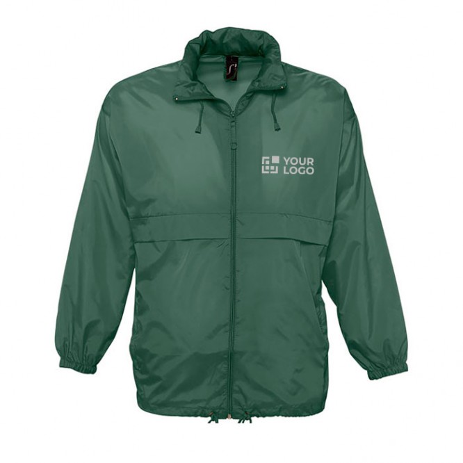 Chaqueta cortavientos personalizada 210 g/m2 vista principal