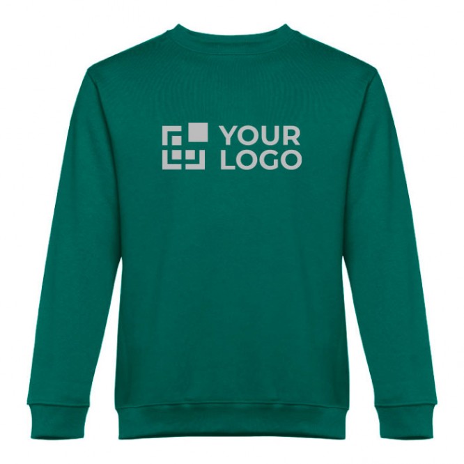 Sudadera poliéster y algodón 300 g/m2 color verde primera vista