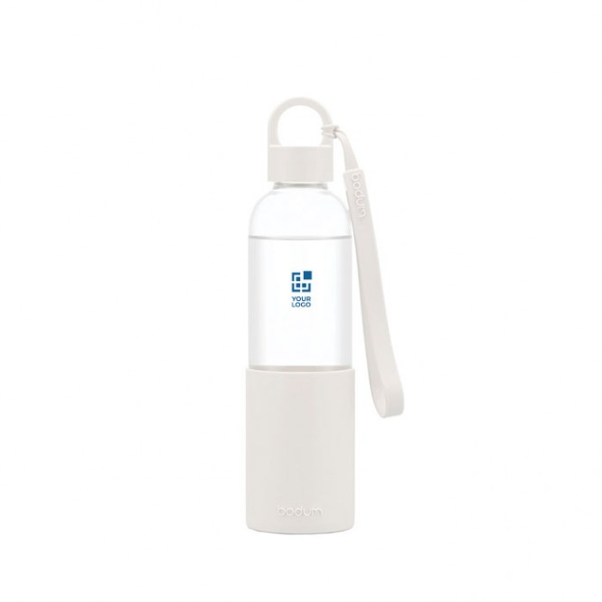 Botella agua reutilizable tritán con asa de silicona sin BPA 500ml  PERSONALIZABLE