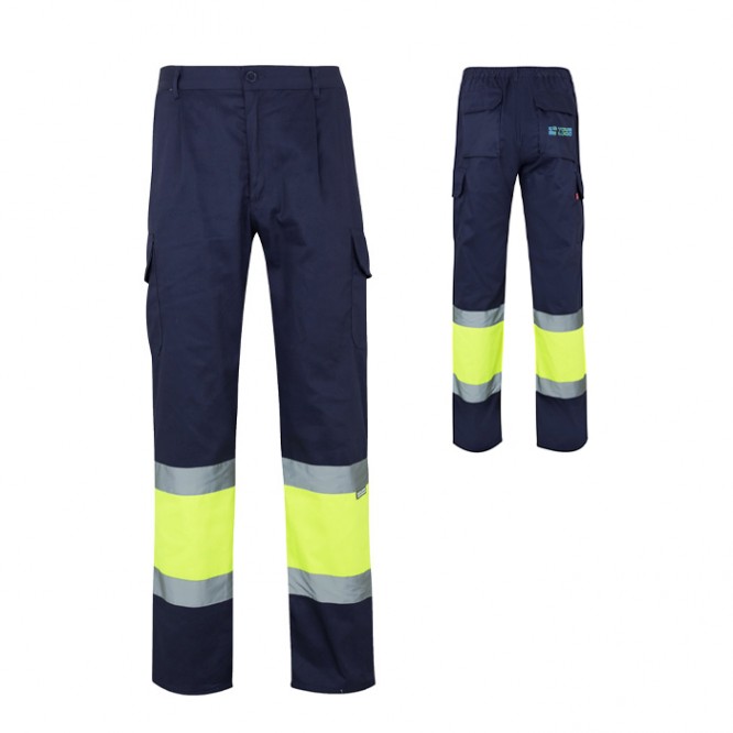 Pantalón unisex de trabajo de poliéster y algodón 210 g/m2 