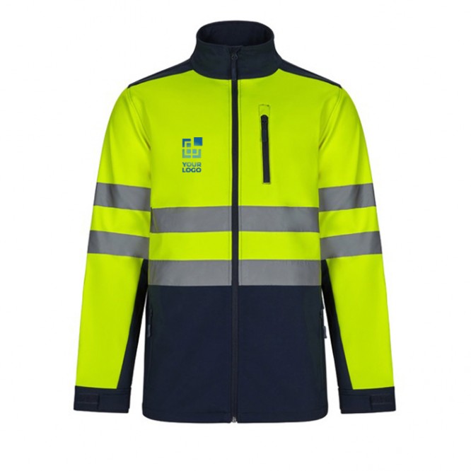 Chaqueta polar softshell extra grande de poliéster y elastano 280 g/m2 