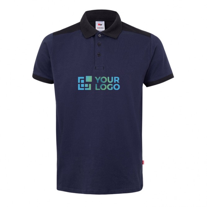 Polo de trabajo piqué unisex en manga corta de poliéster 200 g/m2 