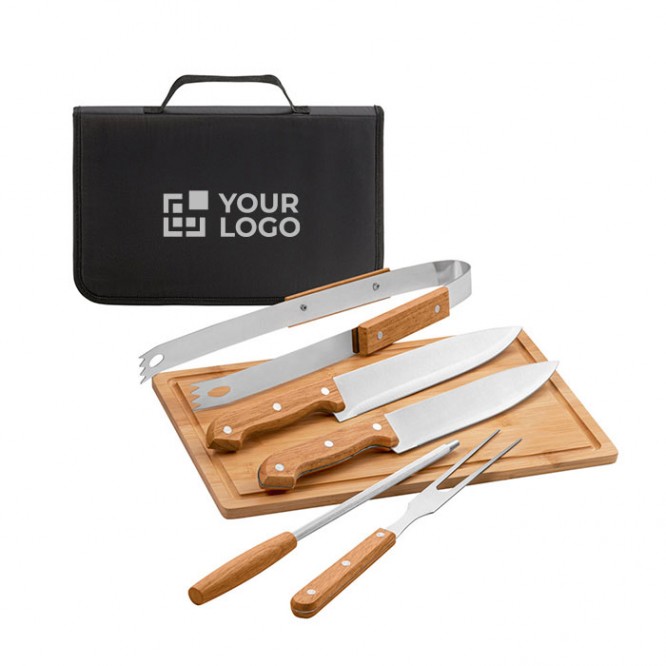 Pack de 5 utensilios para barbacoa