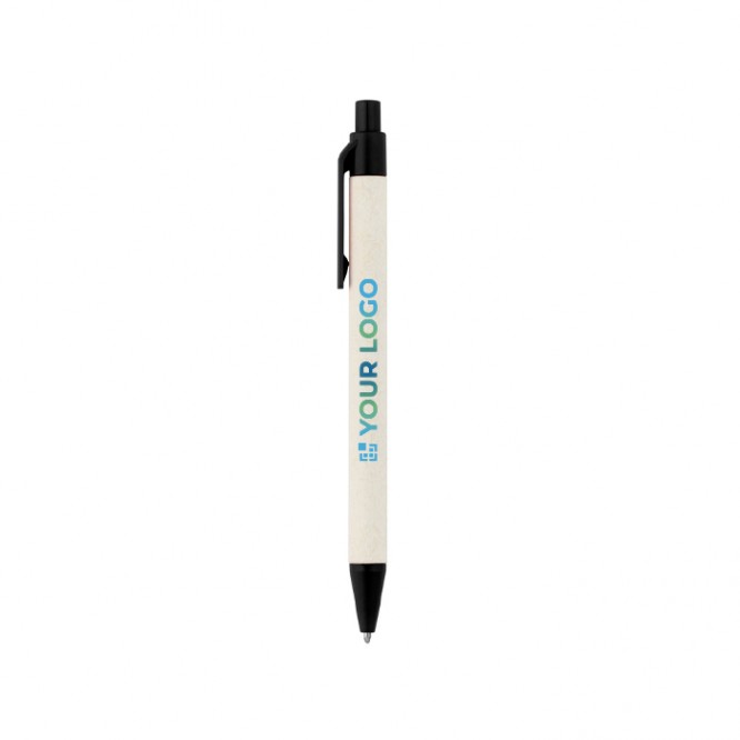 Bolígrafo de aluminio reciclado de cartones de leche tinta azul