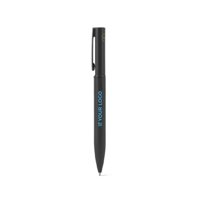 Bolígrafo de metal 60% reciclado elegante con clip y tinta azul