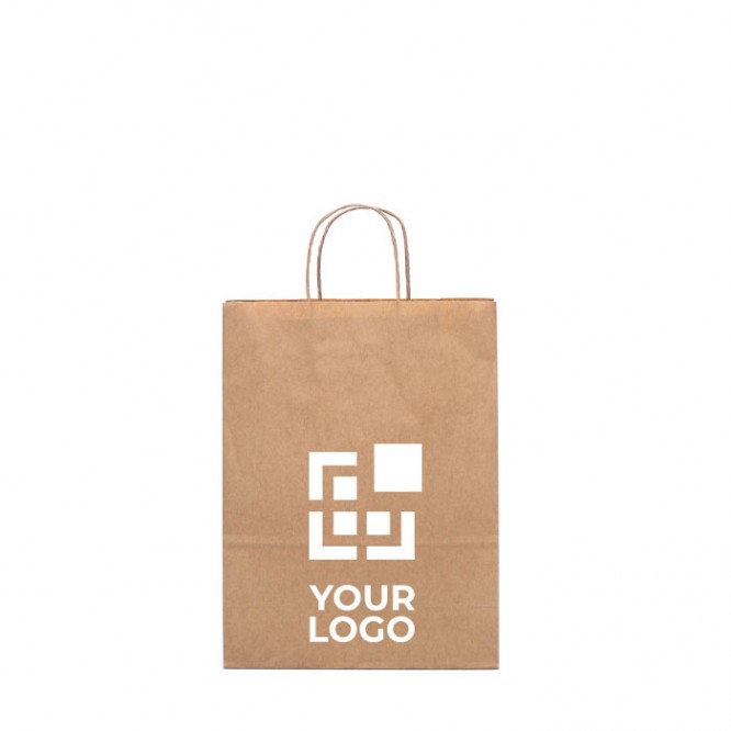 Bolsas kraft personalizadas pequeñas vista principal