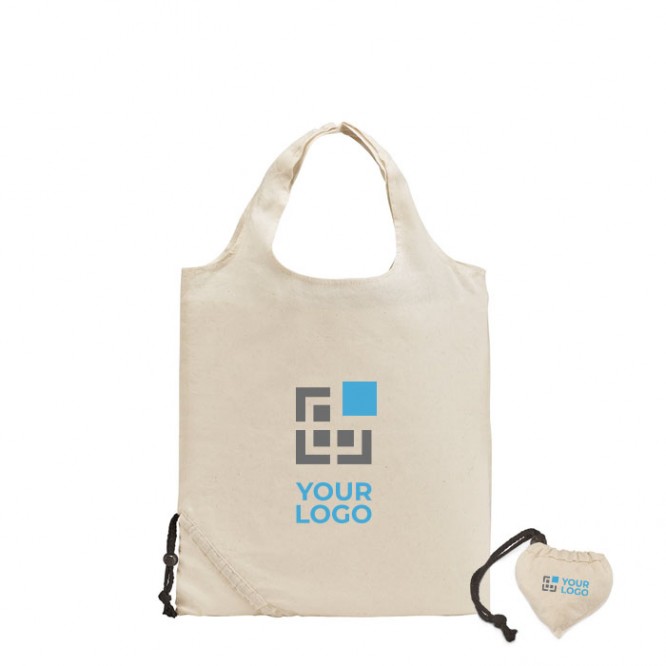 Bolsa plegable de algodón vista principal