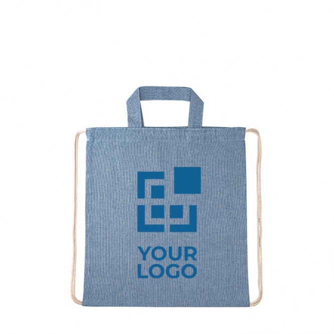 Bolsa mochila algodón reciclado 140 g/m2