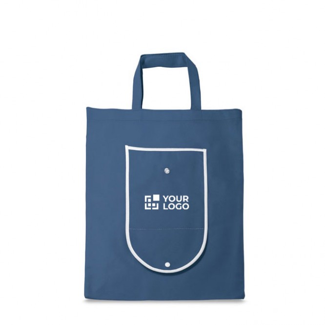 Bolsa plegable de non-woven con asas para el transporte 80 g/m2