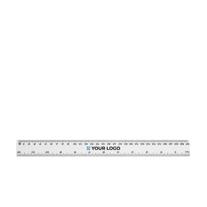 Reglas con logo de empresa 30 cm vista principal
