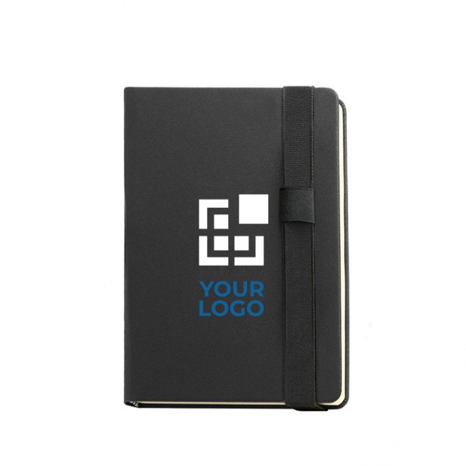Libreta para ferias con cinta para bolis