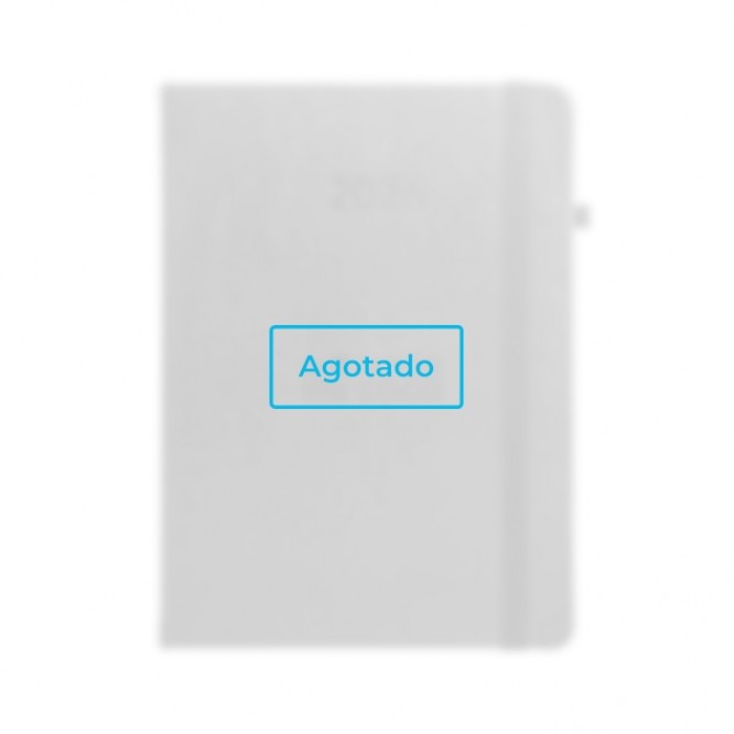 Agenda de cuero sintético con portaboli y planificación semanal B5 vista principal - agotado Agenda de cuero sintético con portaboli y planificación semanal B5 vista principal - agotado