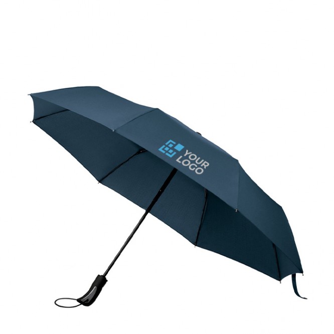 Paraguas plegable personalizado color negro