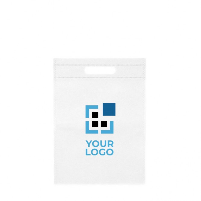 Bolsa pequeña de non-woven de colores con asa hueca 80 g/m2 vista principal