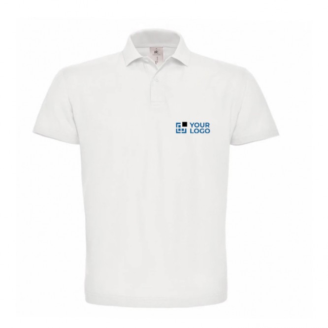 Polo de algodón básico para hombre de manga corta 180 g/m2 B&C 