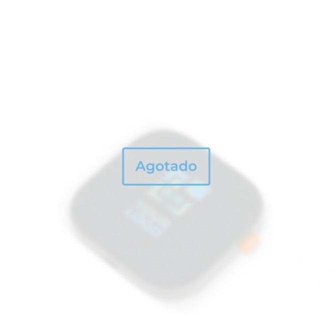 Compacto cargador inalámbrico corporativo en forma cuadrada 15W vista principal - agotado