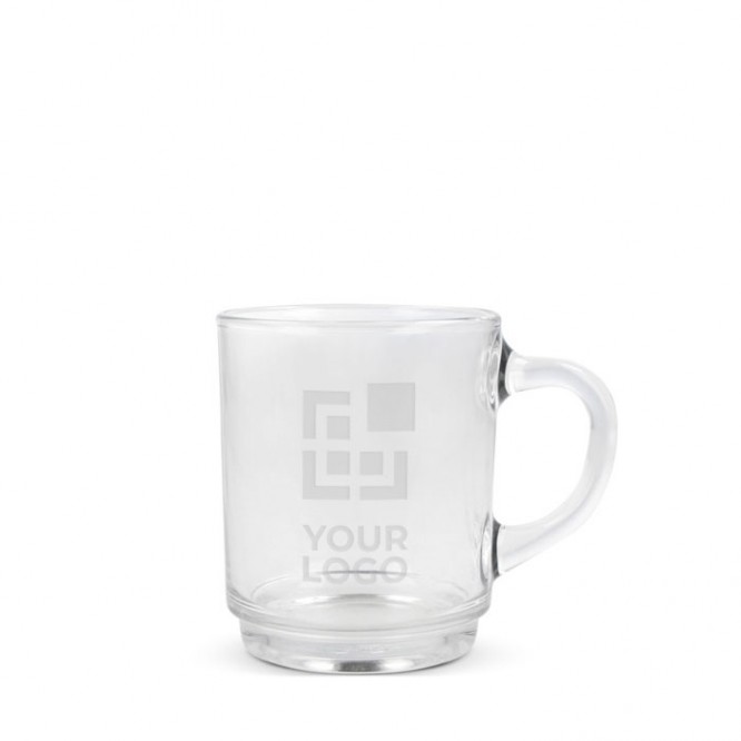Taza de cristal resistente al calor para el té con capacidad de 260ml