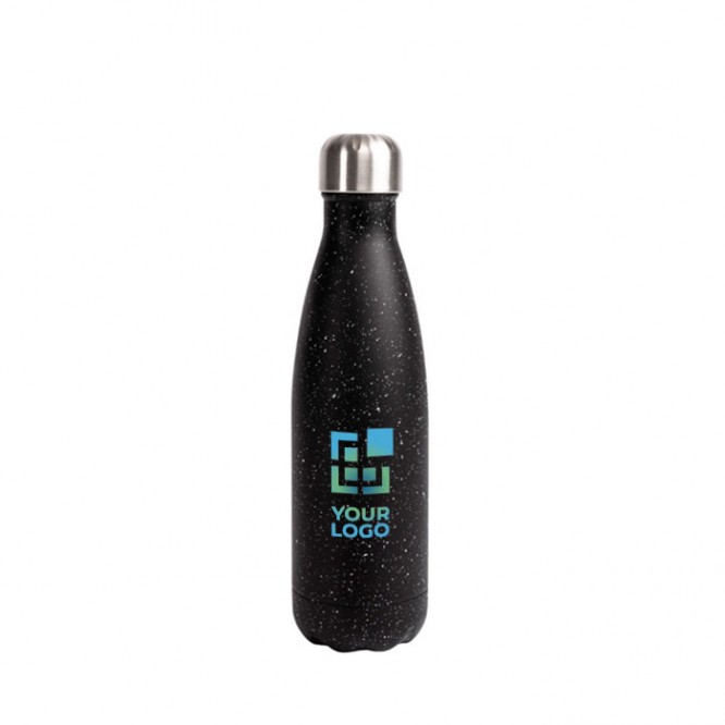 Botella de acero de doble pared con diseño de efecto splash 500ml