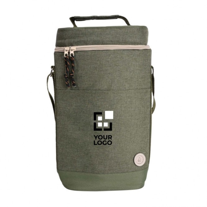 Bolsa nevera alta de RPET con correa ajustable para el hombro 9L
