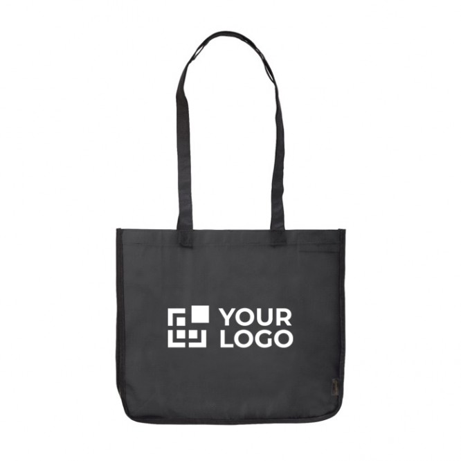 Bolsa de non-woven laminado de colores con los lados en blanco vista principal