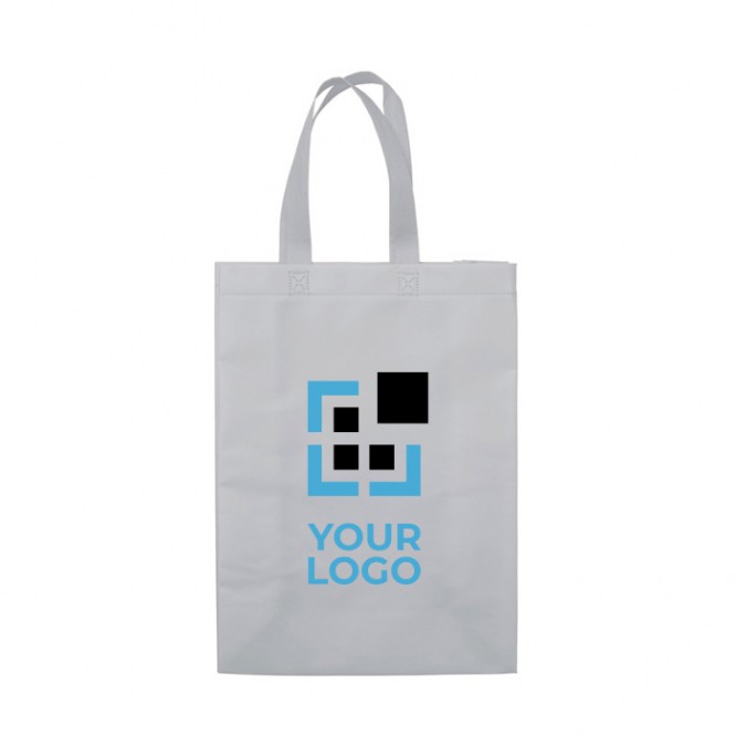 Bolsa grande de non-woven laminado mate con asas a juego 105 g/m2