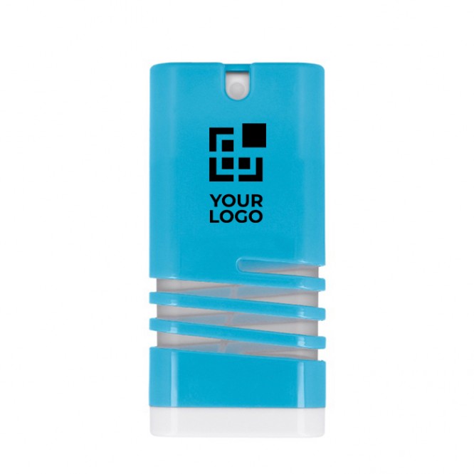 Dispensador de limpiador para las manos con diseño a color 20ml color azul claro