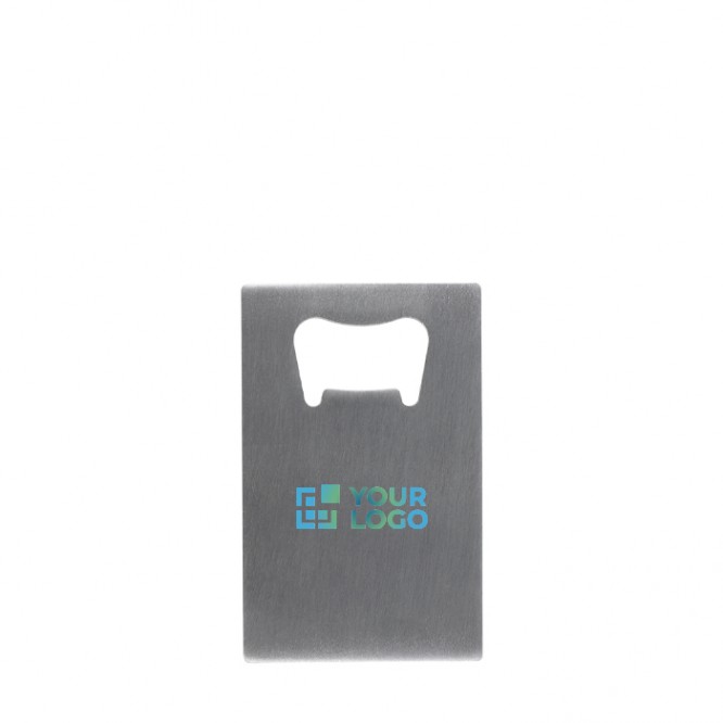 Abrebotellas hecho de acero inoxidable en forma de tarjeta de crédito Abrebotellas hecho de acero inoxidable en forma de tarjeta de crédito