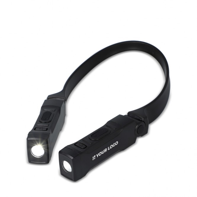 Linterna para el cuello con manos libres con 3 modos distintos Linterna para el cuello con manos libres con 3 modos distintos