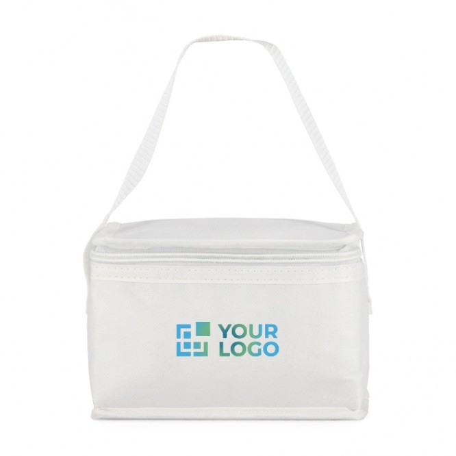 Bolsa nevera con forro de aluminio en el interior para 6 latas Bolsa nevera con forro de aluminio en el interior para 6 latas