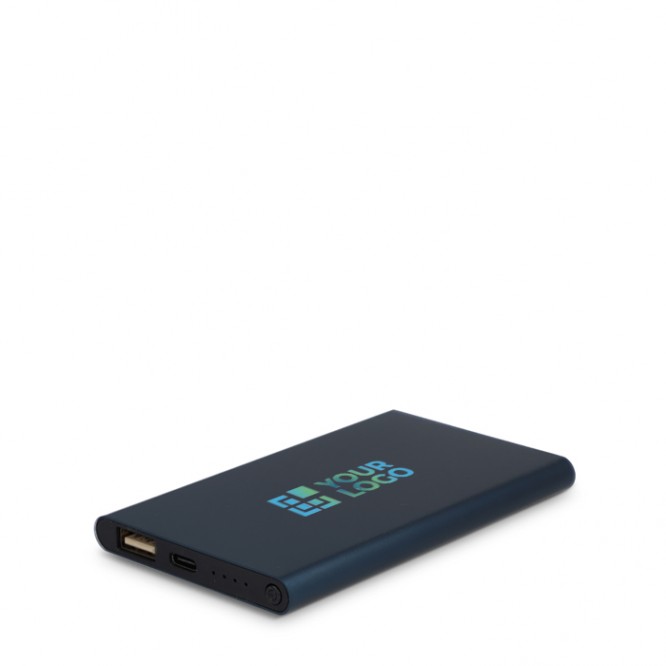 Batería portátil de aluminio reciclado en distintos colores 4.000 mAh