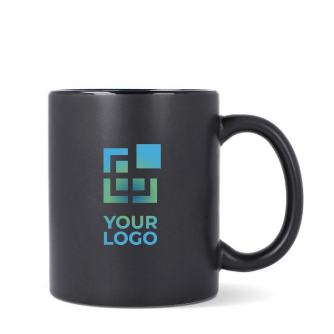 Taza de cerámica con acabado mate y contorno interior brillante 350ml