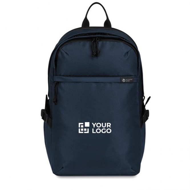 Mochila para portátil RPET con bolsillos y asa acolchada 15