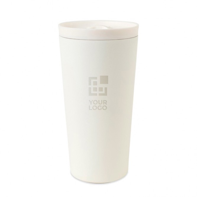 Vaso térmico de acero reciclado con aislamiento al vacío 500ml