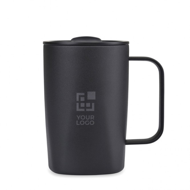 Taza térmica de acero inoxidable reciclado para café o té 450ml Taza térmica de acero inoxidable reciclado para café o té 450ml